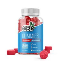 CBDfx Gummies with mixed berry flavor